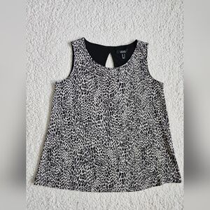 Dennis Basso Italia Knit Reversibile Tank Top Size Small